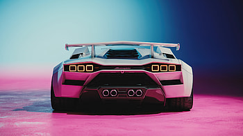 2022 Lamborghini Countach Concept Rear Look, lamborghini-countach, lamborghini, cars, behance HD wallpaper