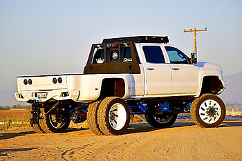 Flatbed 2016 GMC Sierra 3500 Denali, Truck, White, 2016, Gmc HD wallpaper