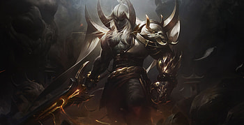 Aatrox, warrior, League of Legends, onilne game HD wallpaper