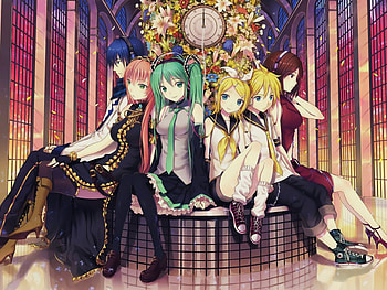 Vocaloid, cute, girls, anime HD wallpaper