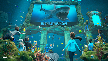 Roblox Ocean Theater —, Video Game, Shark HD wallpaper