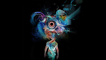 Abstract, Human, Person, Explosion, Surrealism, Body, Hallucinations HD wallpaper