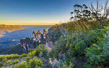 Blue Mountains, blue, mountains, nature HD wallpaper