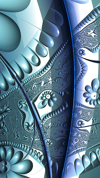 Trippy Psychedelic Fractal, Abstract, fractal HD phone wallpaper