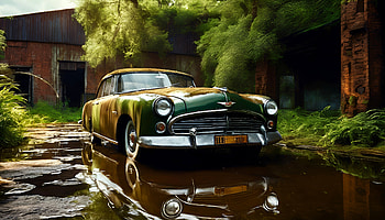 Old car, car, old car HD wallpaper