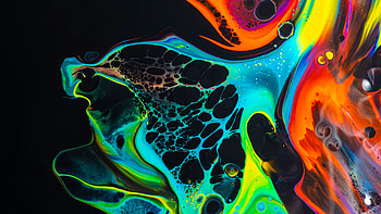 Multicolored stains, texture HD wallpaper