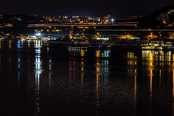 Cities, Night, Shore, Bank, Night City, City Lights, Turkey, Istanbul HD wallpaper