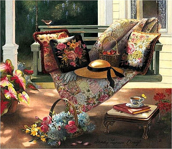 Living room, painting, art, hat, home HD wallpaper