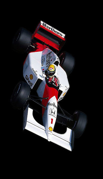 Mclaren Mp4 Black, formula1, Senna HD phone wallpaper