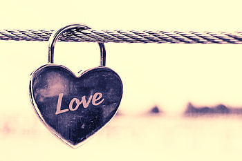 Love, Lock, Heart HD wallpaper