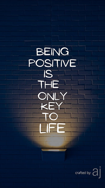 being positive, Wall, positive quotes HD phone wallpaper