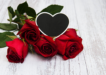 Valentine roses, Roses, Heart, Love, Card, Romantic HD wallpaper
