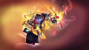 Abstract, Fantasy, Shine, Light, Lines, Surrealism, Items HD wallpaper