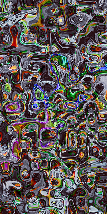Abstract, Ripples, Ripple, Divorces, Multicolored, Motley HD phone wallpaper
