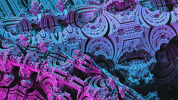 3D fractal, Fractals HD wallpaper