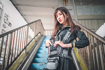 asian, woman HD wallpaper