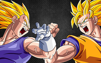 ... goku and vegeta afari ... HD wallpaper