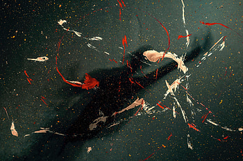 Abstract, Drops, Spray, Blur, Smooth, Paint, Stains, Spots HD wallpaper