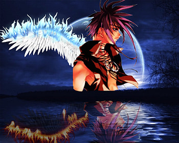 Dark, Moon, DN Angel, Dark Mousy, Fantasy HD wallpaper