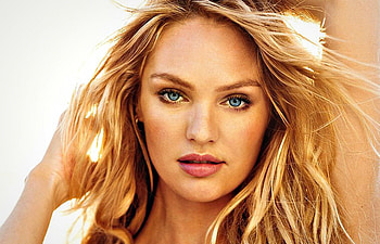 Candice Swanepoel, summer, model, blue eyes, blonde, girl, woman, beauty HD wallpaper