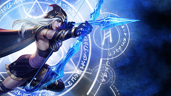 Ashe LoL , Top backgrounds, Gaming HD wallpaper