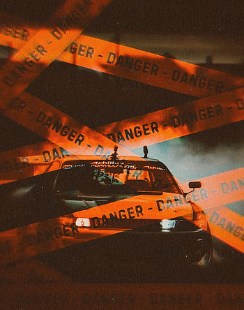 Car Danger, VHS, automotive_design, motor_vehicle, Drift, Phonk HD phone wallpaper