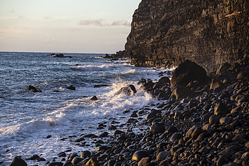 Nature, Stones, Sea, Rocks, Spray HD wallpaper