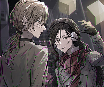 Paul Verlaine & Arthur Rimbaud, Arthur Rimbaud (Bungo Stray Dogs), Paul Verlaine (Bungo Stray Dogs), Anime, Bungou Stray Dogs HD wallpaper