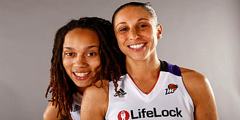 Dynamic Duo: Diana Taurasi & Brittney Griner, basketball, WNBA HD wallpaper