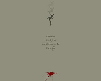 Math Just... Hurts, falling, math, grey, splat HD wallpaper