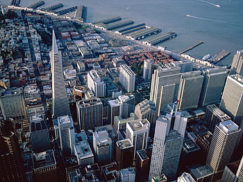 San Francisco Aerial View, aerial, california, view, san francisco, amazing, good, beauty HD wallpaper