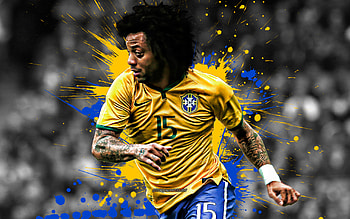 Marcelo Vieira, brazil, brasil, football HD wallpaper