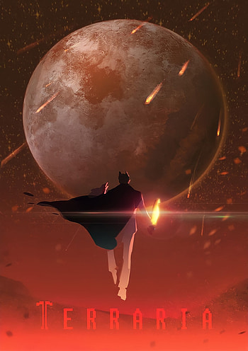 Terraria, Moon, of, Fuego HD phone wallpaper
