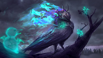 Fantasy Phoenix: The Enchanted Spirit Bird, fantasy, bird HD wallpaper