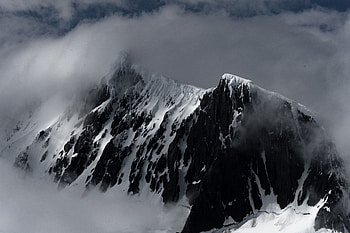 Nature, Snow, Mountain, Vertex, Top, Fog, Antarctica HD wallpaper