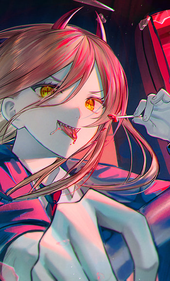 Chainsaw Man — Neon Fang , Anime, Chainsaw Man HD phone wallpaper