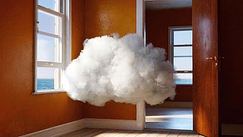 Cloud In The Room, clouds, artist, artwork, digital-art HD wallpaper