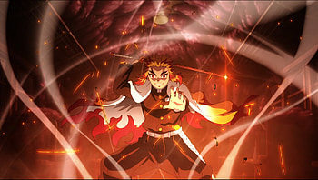 Rengoku Kyojuro, Demon Slayer: Kimetsu no Yaiba, Kyojuro Rengoku, Anime HD wallpaper