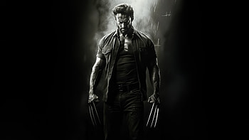 Wolverine Claws Of Vengeance , wolverine, superheroes, artwork, digital-art, ai, monochrome, black-and-white HD wallpaper