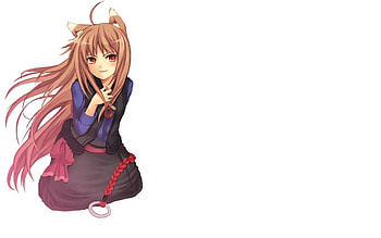 Anime, Girl, Ears, Wind, Belt HD wallpaper