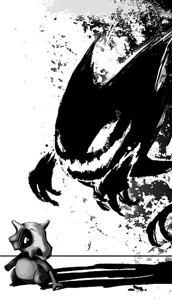 Black white pokemon, , anime HD phone wallpaper