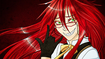 Grell Sutcliff, Kuroshitsuji, Minitokyo HD wallpaper
