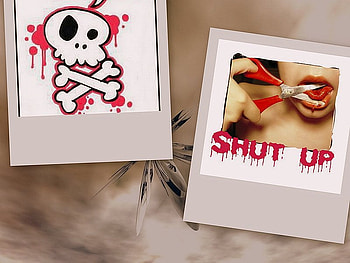 shut-up HD wallpaper