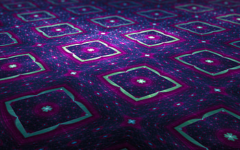 Violet squares, fractal, pattern, abstraction HD wallpaper