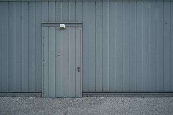 Minimalism, Wall, Grey, Door HD wallpaper