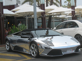 Lamborghini Murcielago LP640 Roadster, tuning, chrome, car, lambo, roadster HD wallpaper