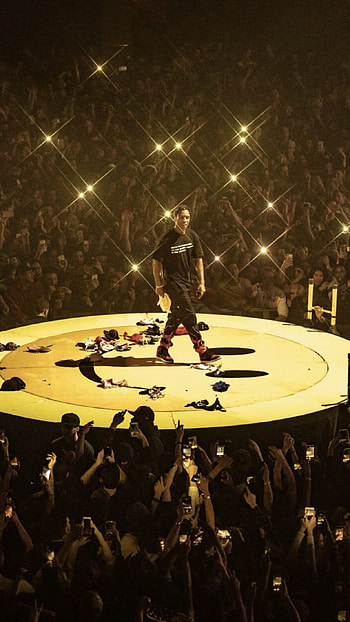A$AP Rocky, Powerful stage presence, Enigmatic artist, Hip hop culture HD phone wallpaper
