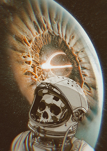Astronaut, heat, art, , space HD phone wallpaper
