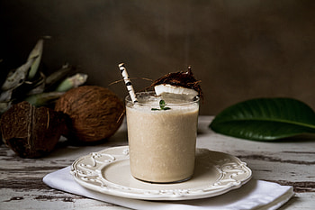 Fruits, Food, Glass, Coconut, Cocktail HD wallpaper