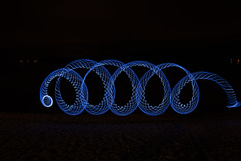 Abstract, Spiral, Lightography, Light Graphics HD wallpaper